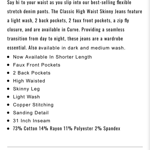 Fashion Nova Classic High Waist Skinny Jeans - Picture 7 of 10